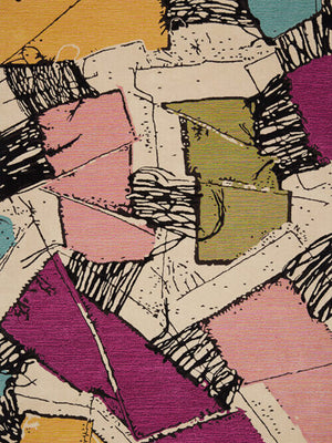 Multicolor Hand Tufted Wool Rug – Luminoz Turning Corners by Jordan Gogos 100% NZ Wool by Rugfine – Overhead View