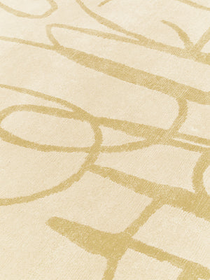 Lysella Ivory Gold Lake Silver Seymour Rug – Room View – NZ Wool Rugfine