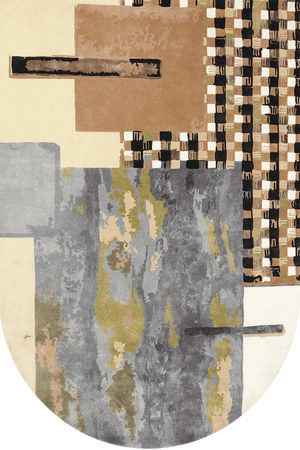 Spirio Sage Olive Green Wool Rug – Overhead View – Hand Tufted New Zealand Wool Rugfine