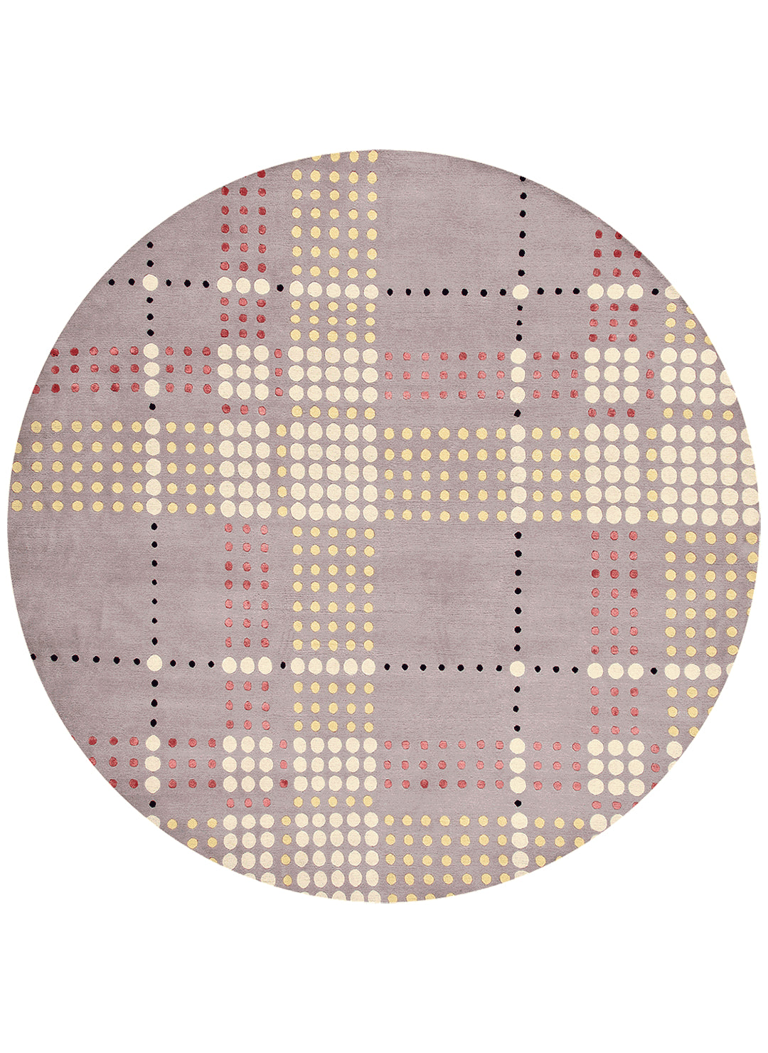 Vollux Square Hand Tufted Rug – Checkered 100% New Zealand Wool Premium Luxury Area Rug by Rugfine