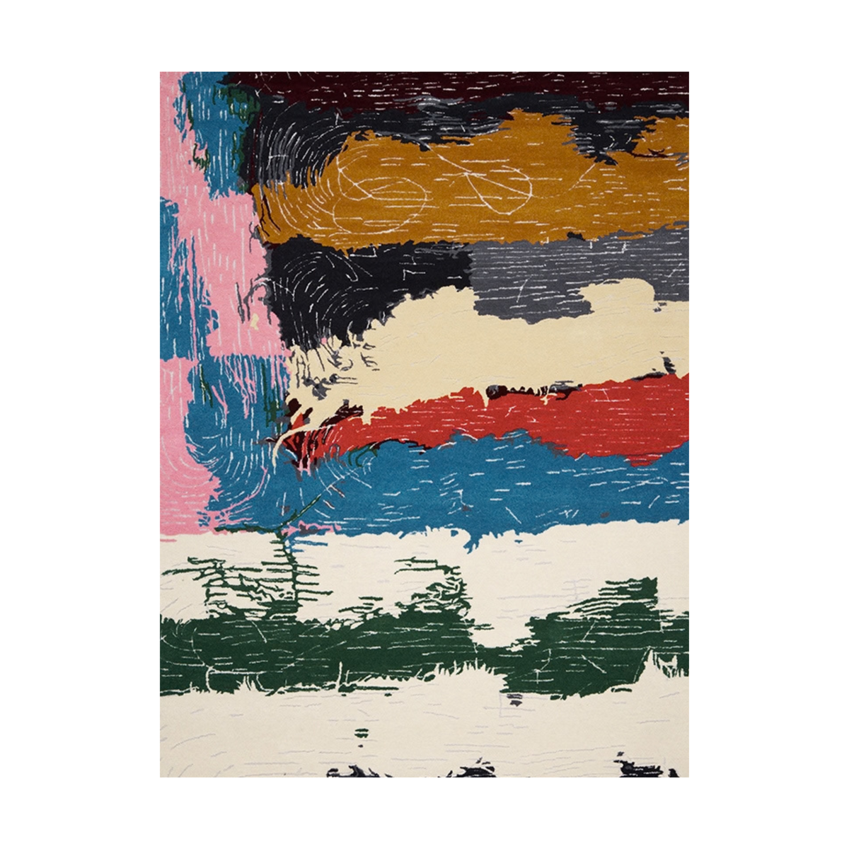 Hand Tufted Rug | Multicolor | Wool | Threadz by Rugfine