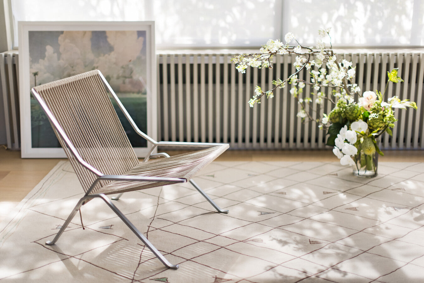 Jinxed Ivory Brown Hand Tufted Rug – Nordic Fjell Lifestyle View 2 – New Zealand Wool Rugfine