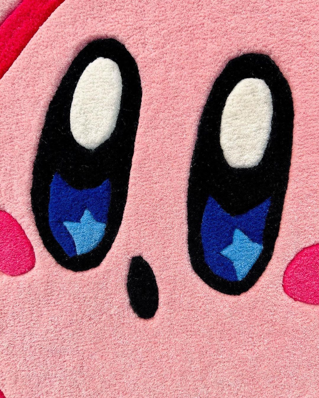 Kirby Pink Red Purple Character Rug – View 2 – Rugfine