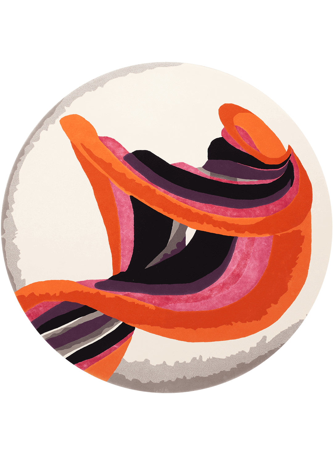 Liftos Square Hand Tufted Rug – Twist Swirl 100% New Zealand Wool Luxury Area Rug by Rugfine