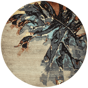 Mirre Square Wings Wool Rug – Overhead Flight Abstract Design – Hand Tufted Rugfine