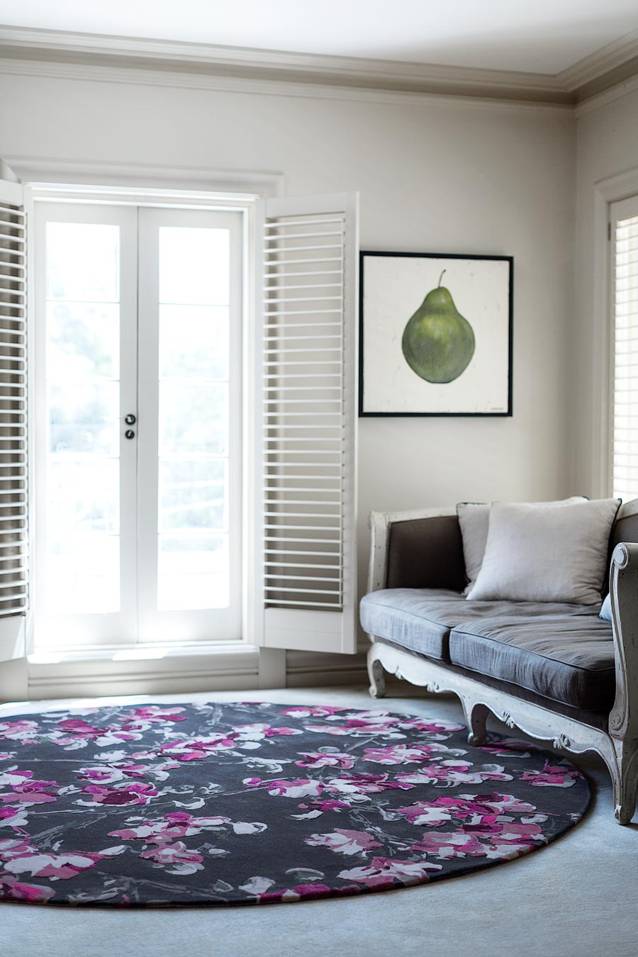 Panamor Square Hand Tufted Rug – Marguerite Daisy 100% New Zealand Wool Luxury Area Rug by Rugfine – Main View