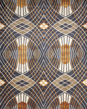 Rylvn Hand Tufted Rug – Westchester Classic 100% New Zealand Wool Luxury Area Rug by Rugfine – Overhead View