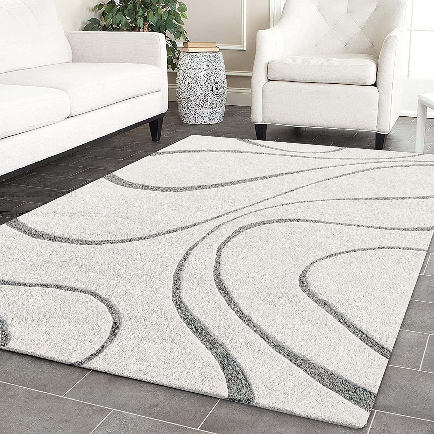 Sirenly Hand Tufted Rug – 100% New Zealand Wool Luxury Area Rug by Rugfine – Main View