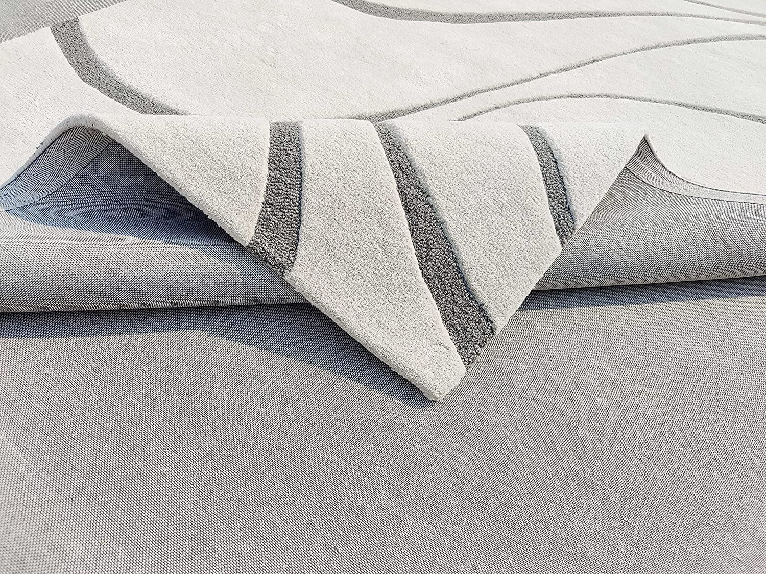 Sirenly New Zealand Wool Hand Tufted Rug – Living Room & Bedroom Luxury Rug – Rugfine