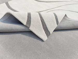 Sirenly New Zealand Wool Hand Tufted Rug – Living Room & Bedroom Luxury Rug – Rugfine